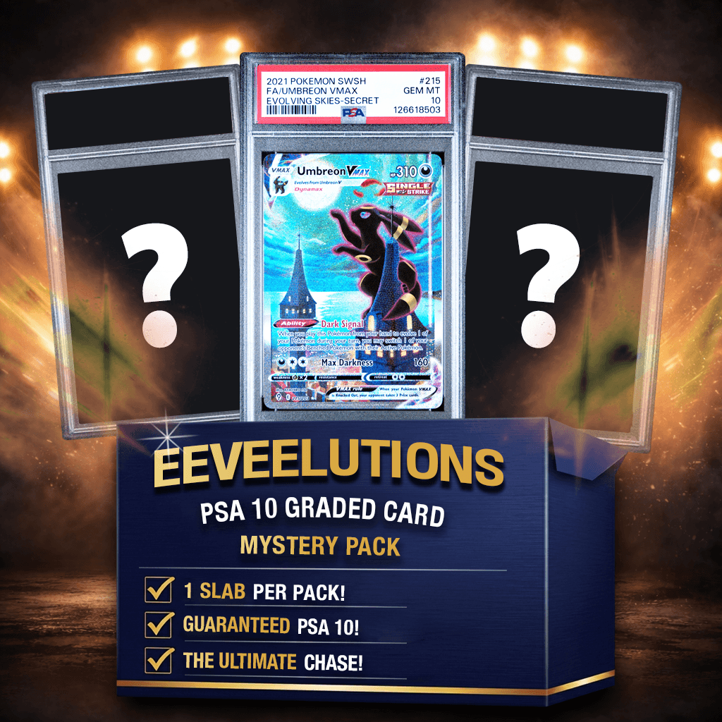 Eeveelutions Graded PSA 10 Pokemon Card Mystery Pack TCG
