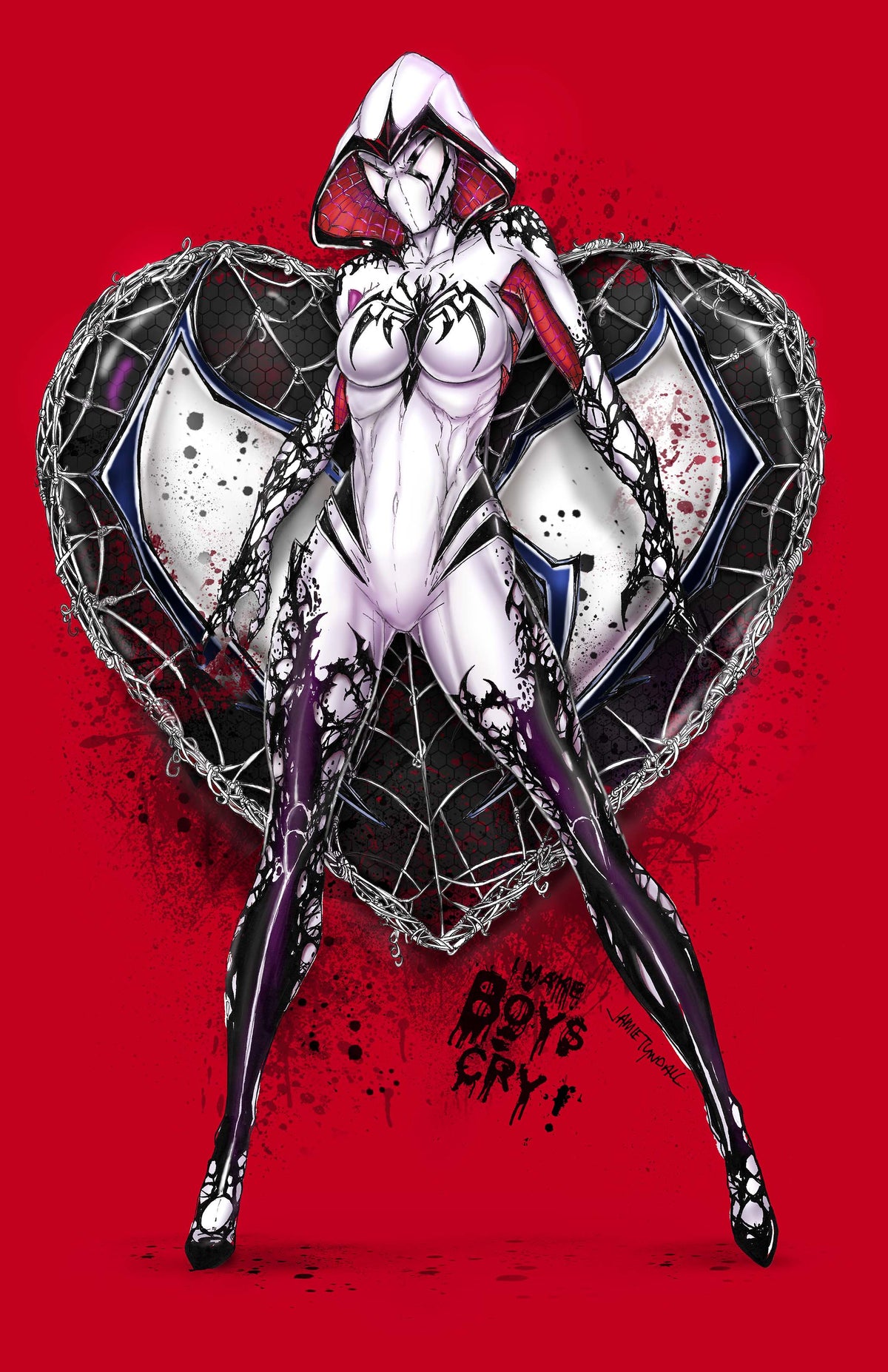 Gwenom Red Cosplay Variant Comic