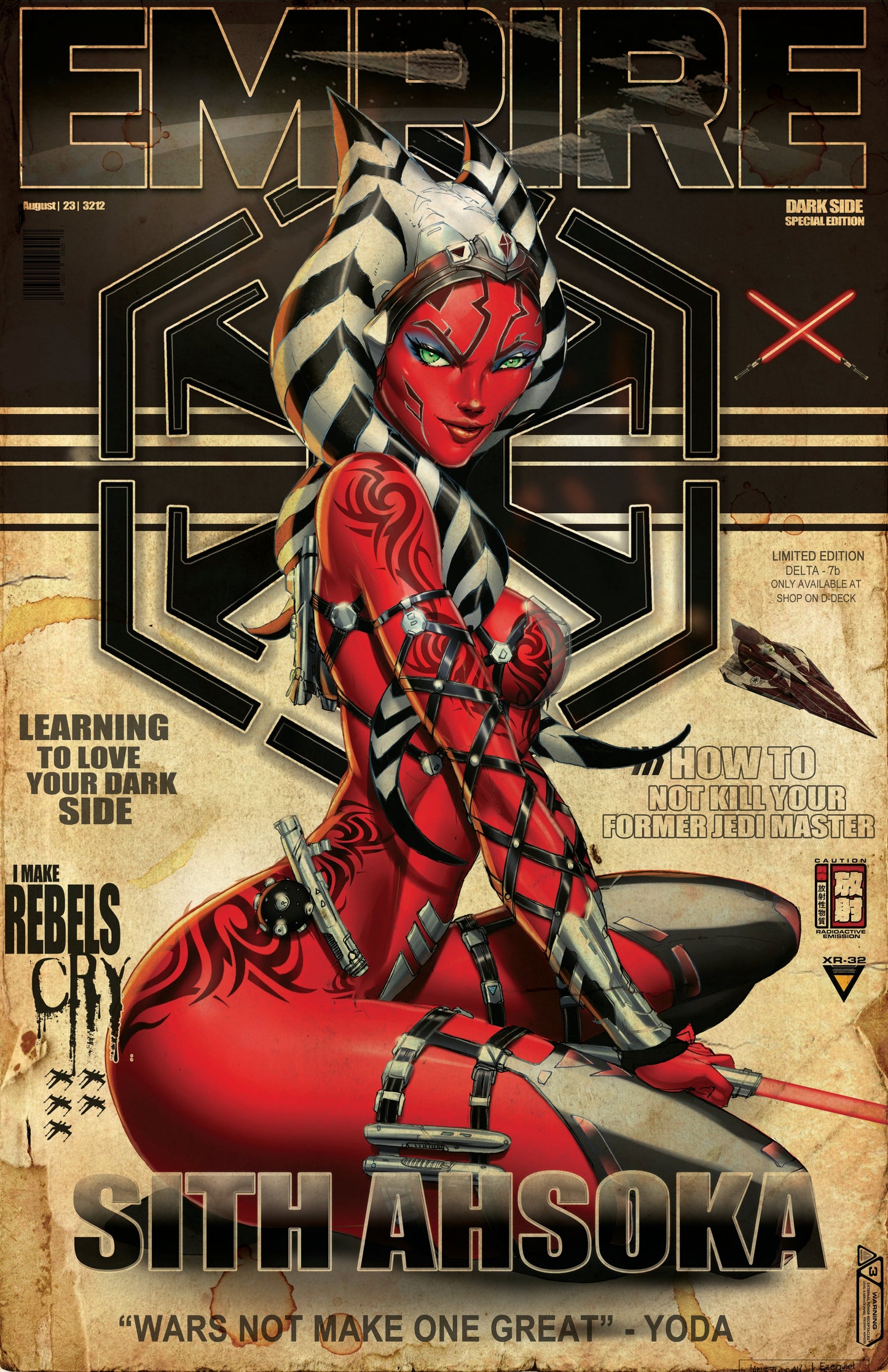 Retro Ahsoka Sith Print