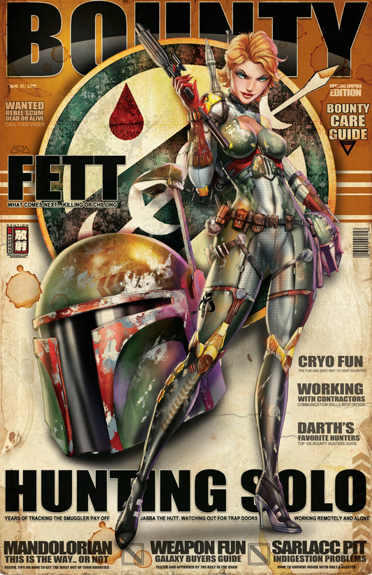 Retro Boba Fett Print