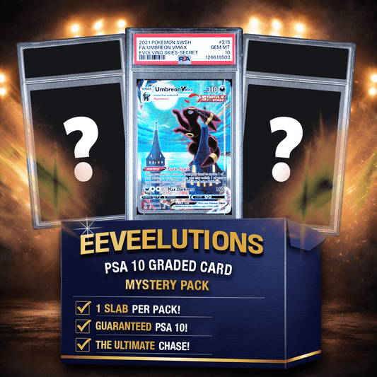 Eeveelutions Graded PSA 10 Pokemon Card Mystery Pack TCG