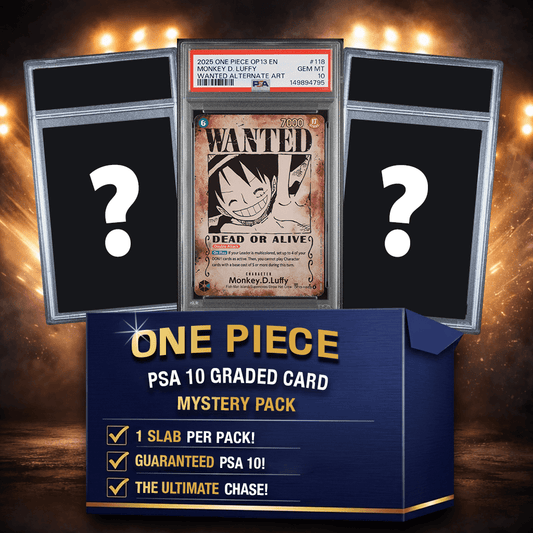 One Piece PSA 10 Graded Anime Card Mystery Pack