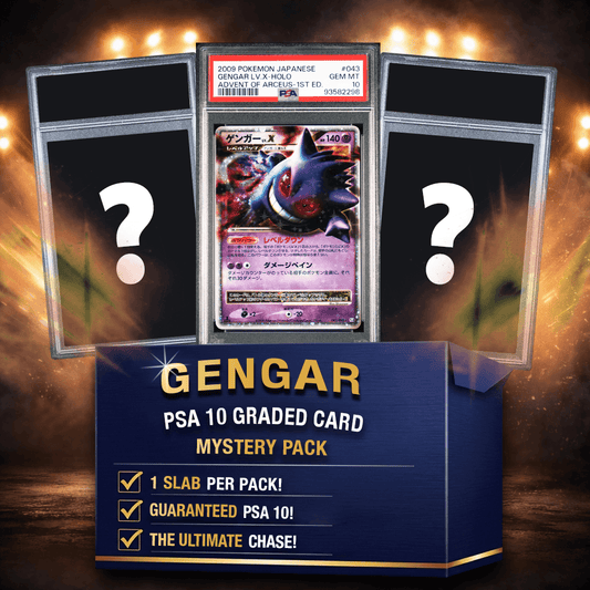 Gengar PSA 10 Graded Pokemon Card Mystery Pack Trading Card Game