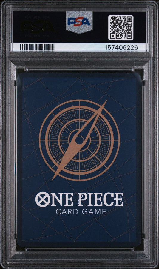 Graded 2025 One Piece Rebecca #058 OP10 Trading Card Game PSA 10 Gem Mint