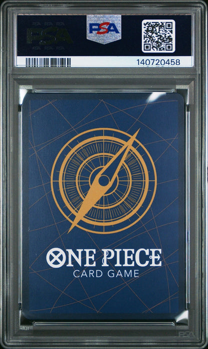 Graded 2025 One Piece Dracule Mihawk #030 OP12 Trading Card Game PSA 10 Gem Mint