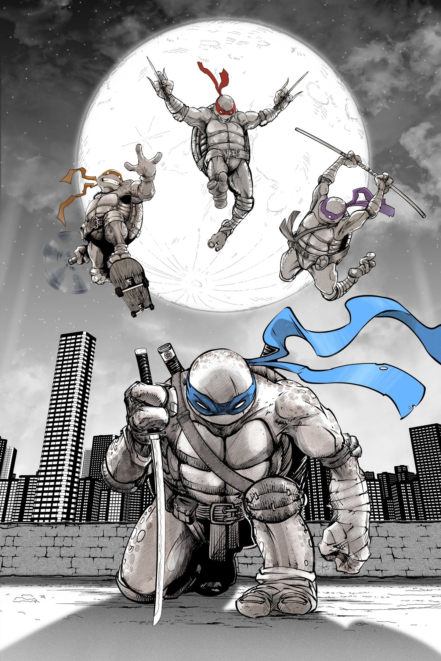 TEENAGE MUTANT NINJA TURTLES #20 300th ISSUE SPECIAL - STAN YAK COVER B FOIL VARIANT KNIGHT OF COMICS SDCC 2026 EXCLUSIVE LTD 600