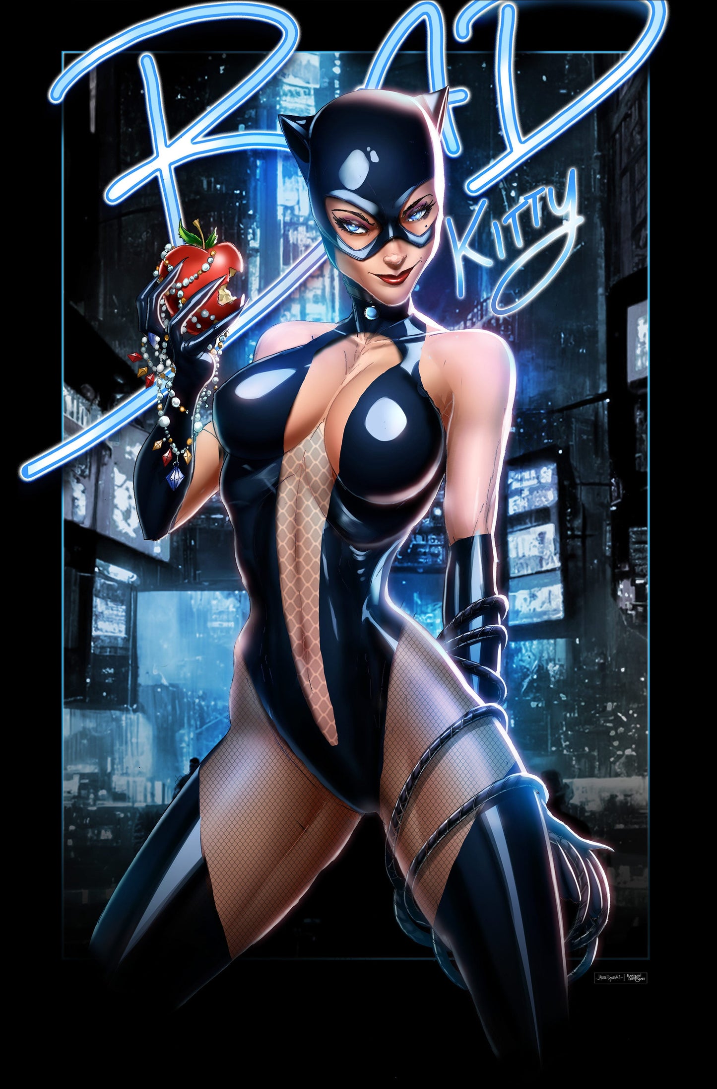 Catwoman Bad Kitty Print