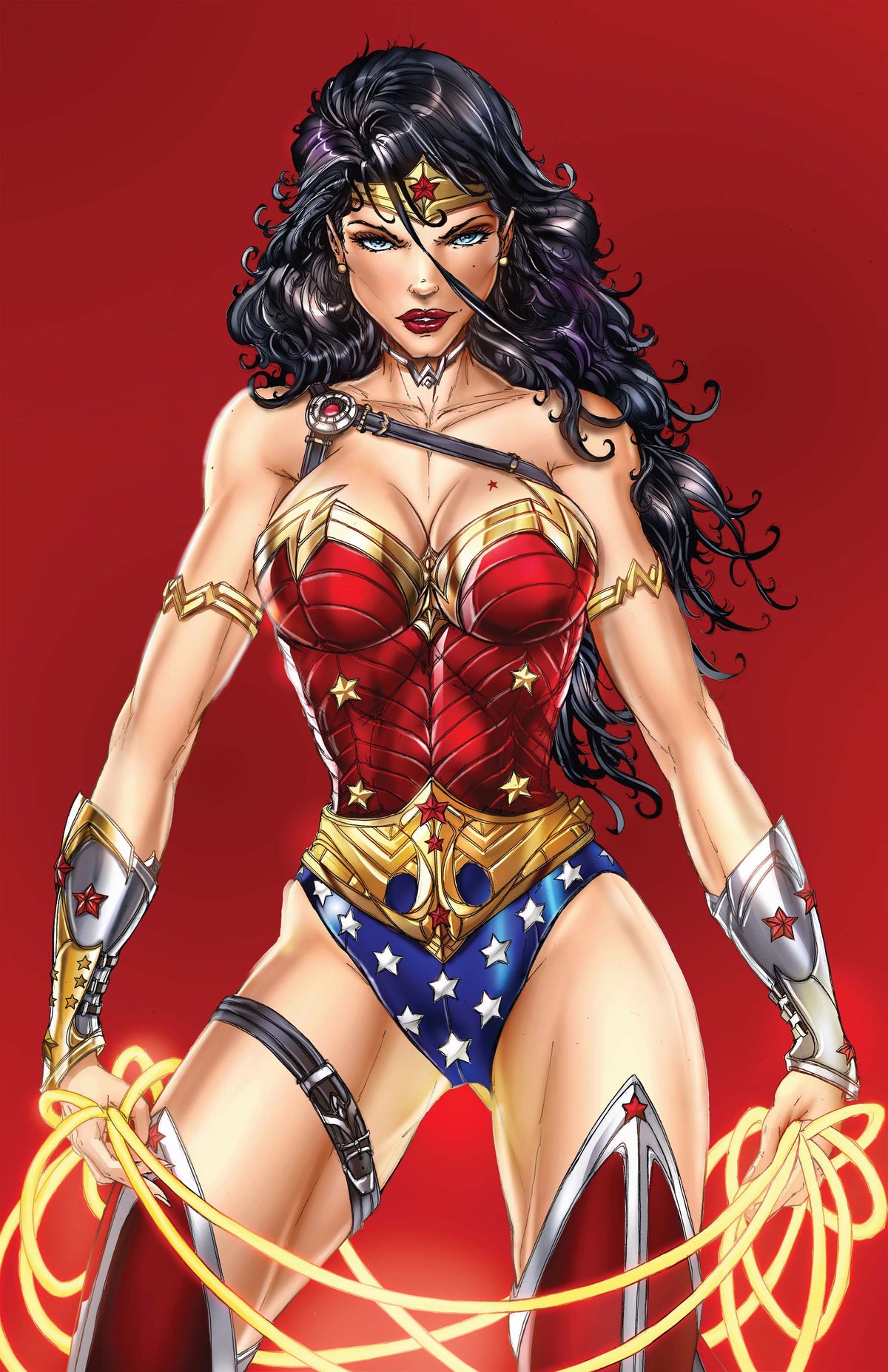 Lasso Warrior Red Virgin Comic