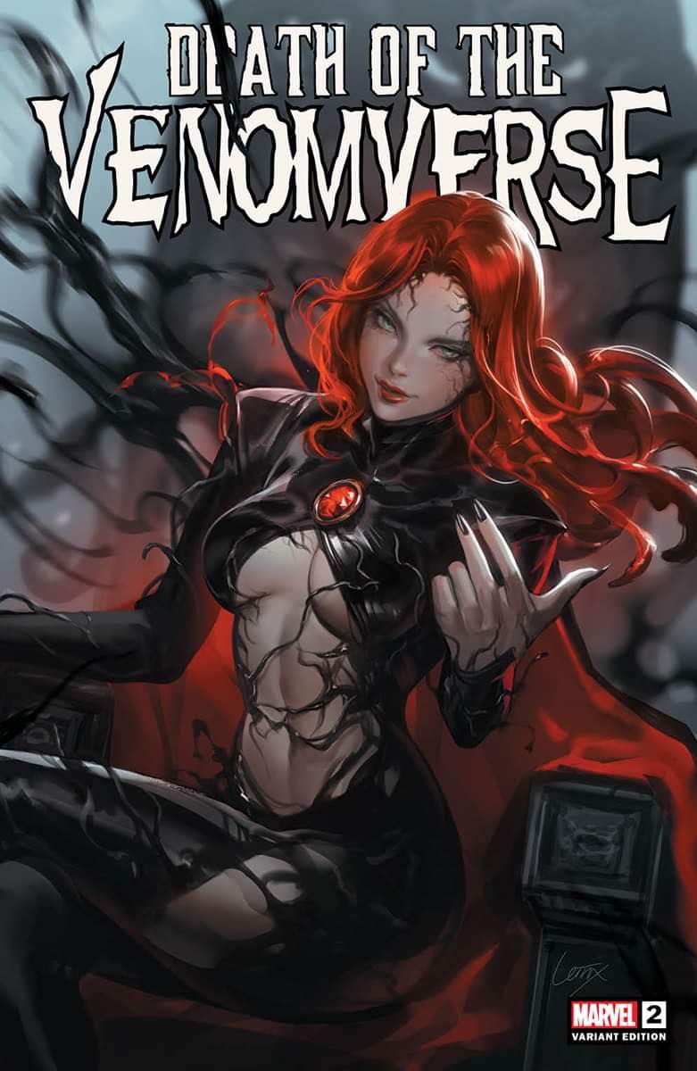 DEATH OF THE VENOMVERSE #2 (LESLEY LEIRIX LI EXCLUSIVE TRADE/VIRGIN VARIANT SET)