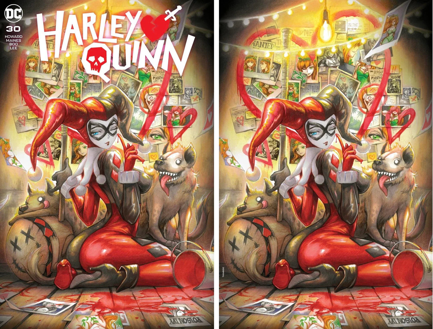 HARLEY QUINN #30 (RACHTA LIN EXCLUSIVE TRADE/VIRGIN VARIANT SET) ~ DC Comics