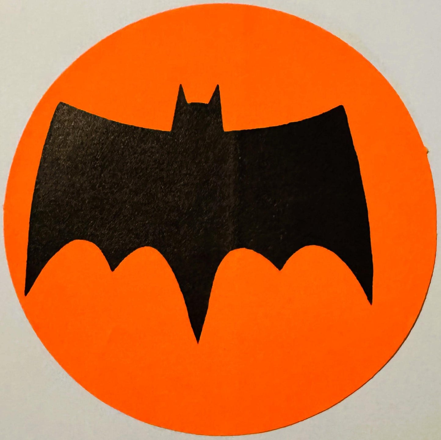 Rare Vintage 1960s Batman Signal Sticker - Decal ✨ DC Comics, Dark Knight, Cool!