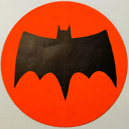 Rare Vintage 1960s Batman Signal Sticker - Decal ✨ DC Comics, Dark Knight, Cool!