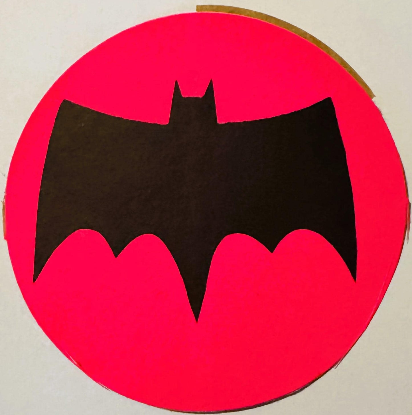 Rare Vintage 1960s Batman Signal Sticker - Decal ✨ DC Comics, Dark Knight, Cool!