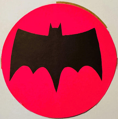 Rare Vintage 1960s Batman Signal Sticker - Decal ✨ DC Comics, Dark Knight, Cool!