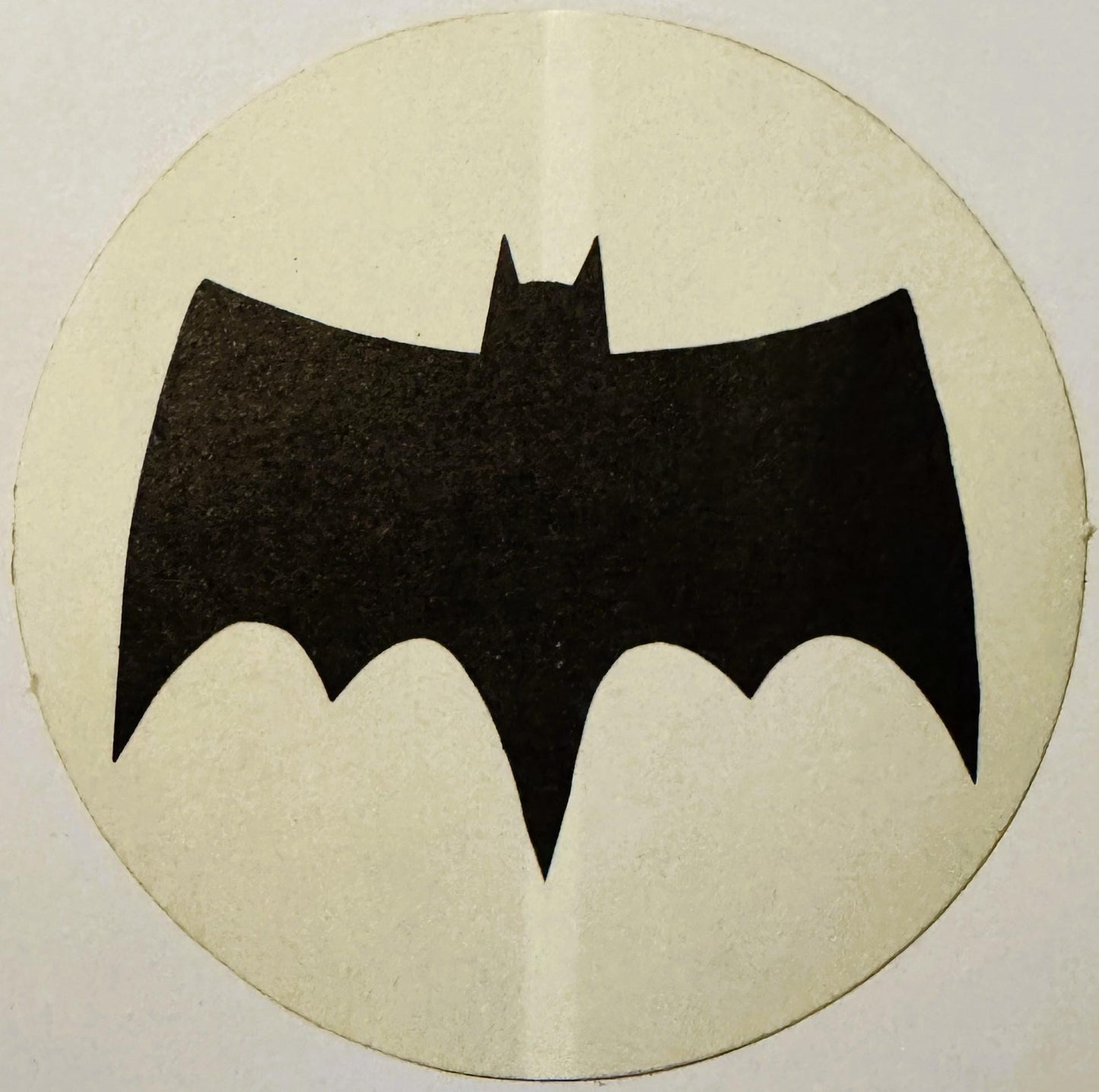 Rare Vintage 1960s Batman Signal Sticker - Decal ✨ DC Comics, Dark Knight, Cool!
