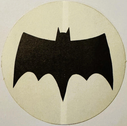 Rare Vintage 1960s Batman Signal Sticker - Decal ✨ DC Comics, Dark Knight, Cool!