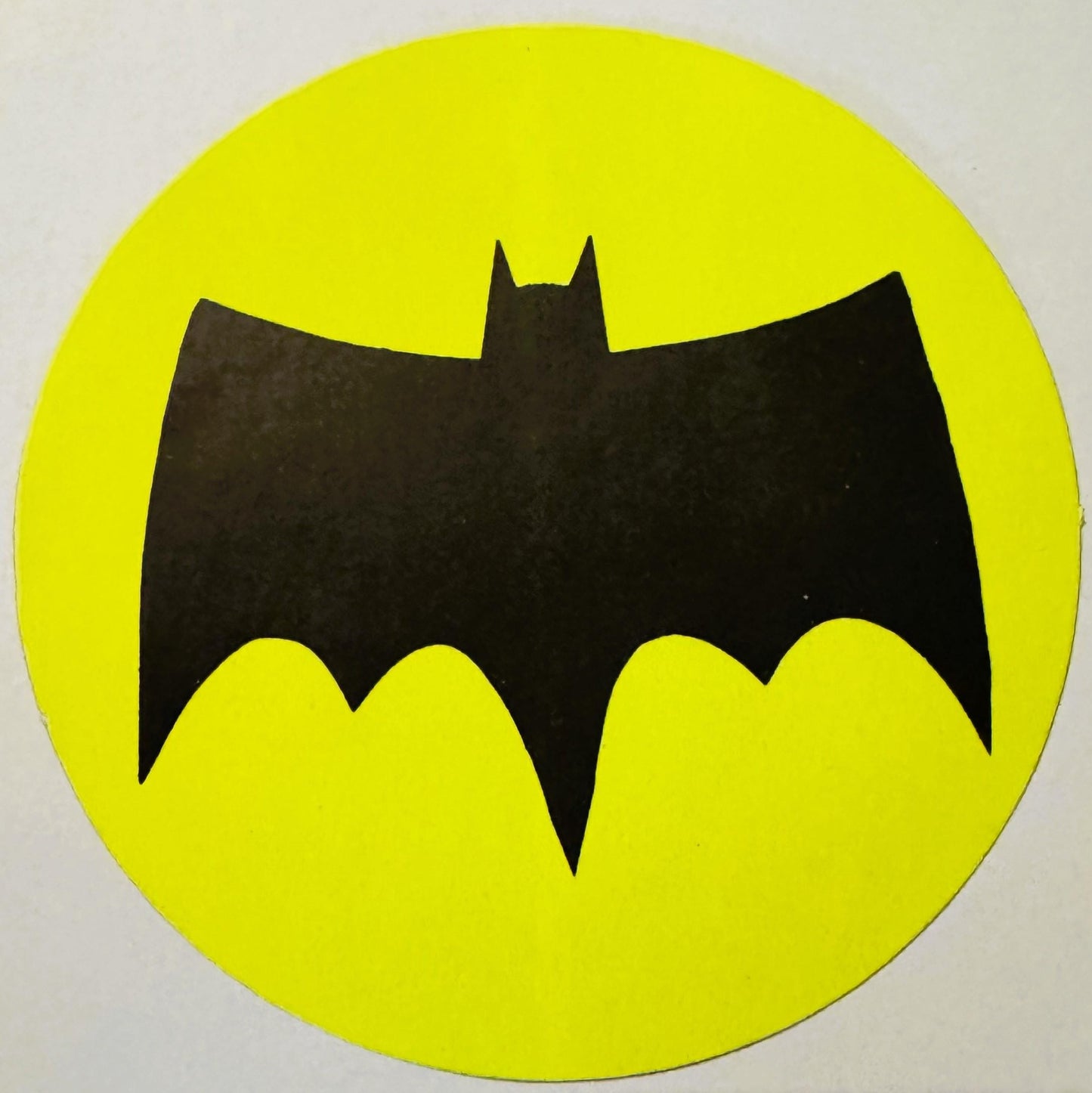 Rare Vintage 1960s Batman Signal Sticker - Decal ✨ DC Comics, Dark Knight, Cool!