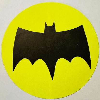 Rare Vintage 1960s Batman Signal Sticker - Decal ✨ DC Comics, Dark Knight, Cool!